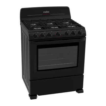 Estufa a Gas Mabe Negro / 6 Quemadores / 30" - Mabe - Titan.com.pa - 757638396783