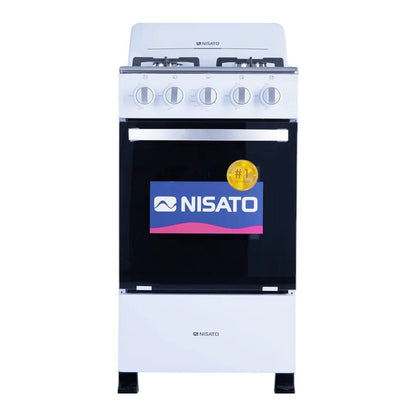 Estufa a Gas Nisato 20 / 4 Quemadores / Blanca - Nisato - Titan.com.pa - 101510053101