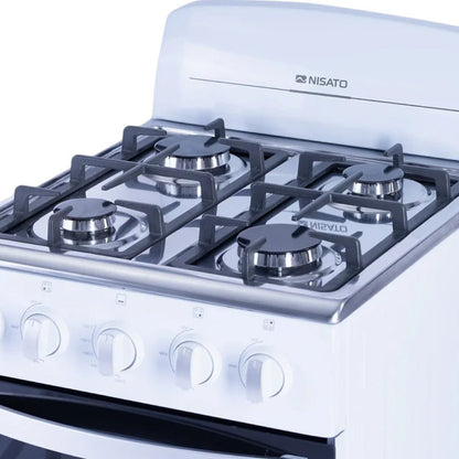Estufa a Gas Nisato 20 / 4 Quemadores / Blanca - Nisato - Titan.com.pa - 101510053101