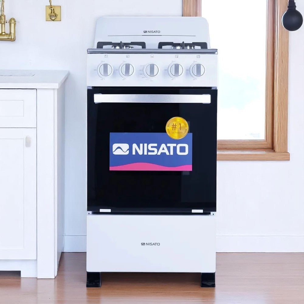 Estufa a Gas Nisato 20 / 4 Quemadores / Blanca - Nisato - Titan.com.pa - 101510053101