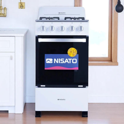 Estufa a Gas Nisato 20 / 4 Quemadores / Blanca - Nisato - Titan.com.pa - 101510053101