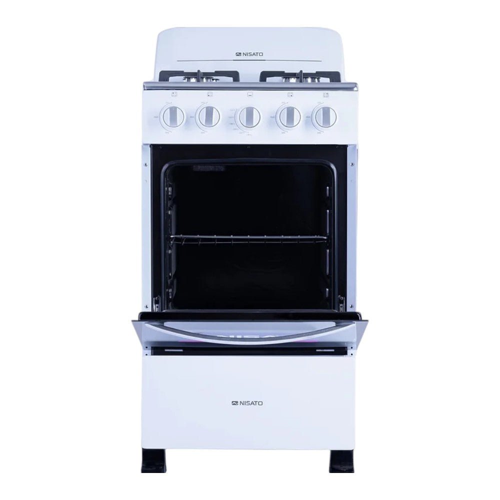 Estufa a Gas Nisato 20 / 4 Quemadores / Blanca - Nisato - Titan.com.pa - 101510053101