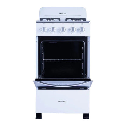 Estufa a Gas Nisato 20 / 4 Quemadores / Blanca - Nisato - Titan.com.pa - 101510053101