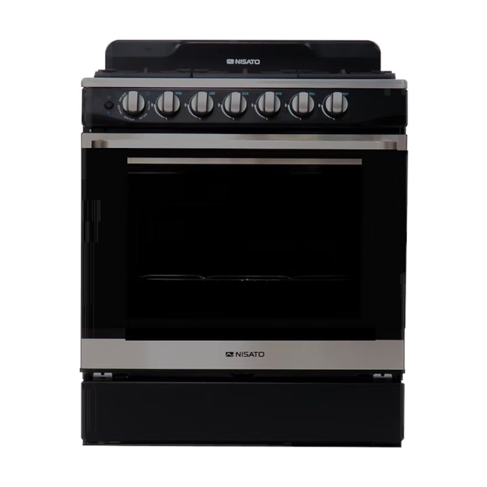 Estufa A Gas Nisato 30" / 6 Quemadores / Negro Mate - Nisato - Titan.com.pa - 116000187303