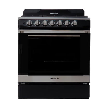 Estufa A Gas Nisato 30" / 6 Quemadores / Negro Mate - Nisato - Titan.com.pa - 116000187303