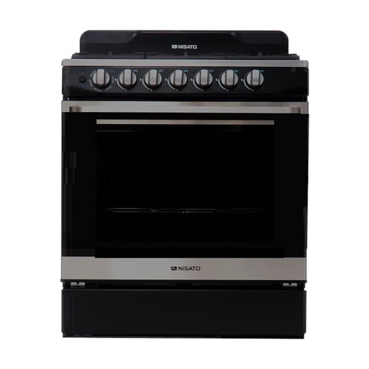 Estufa A Gas Nisato 30" / 6 Quemadores / Negro Mate - Nisato - Titan.com.pa - 116000187303