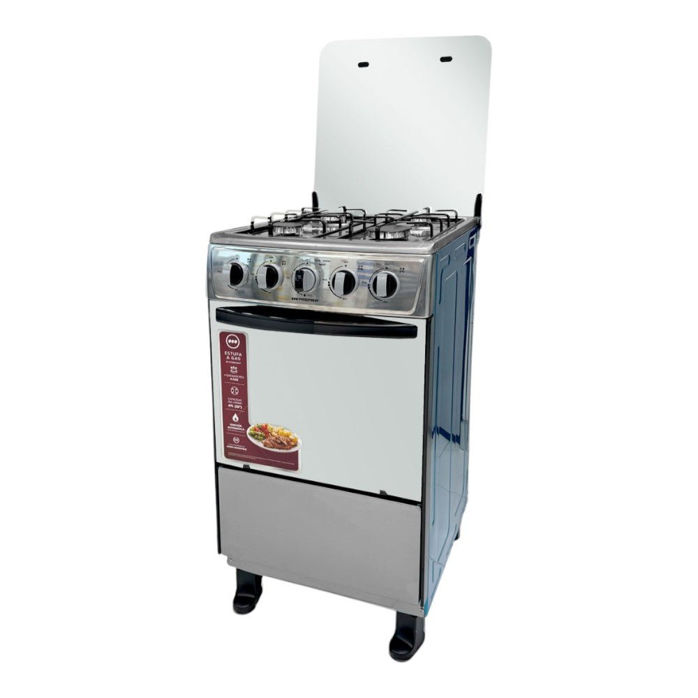 Estufa A Gas Premier 20" / 4 Quemadores / Con Horno / Acero Inoxidable - Premier - Titan.com.pa - 7453064744053