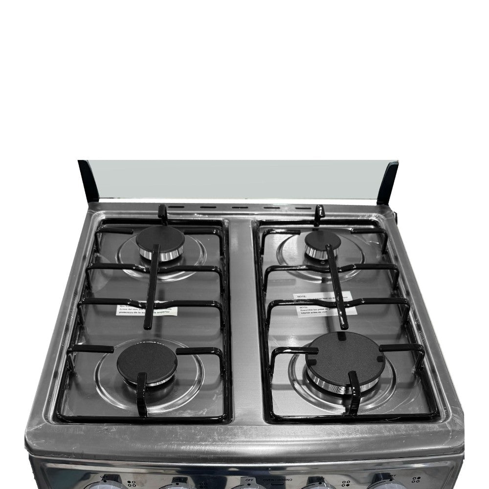 Estufa A Gas Premier 20" / 4 Quemadores / Con Horno / Acero Inoxidable - Premier - Titan.com.pa - 7453064744053