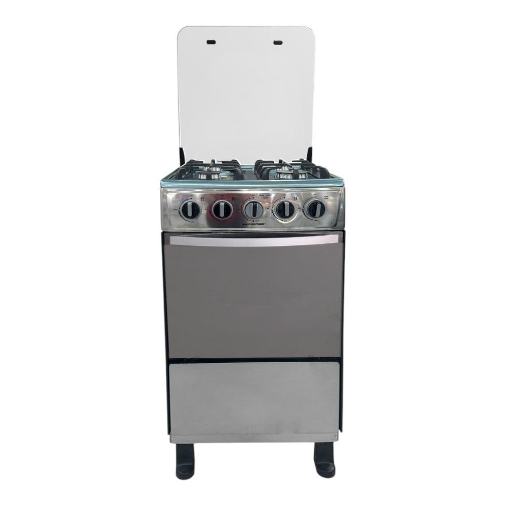 Estufa A Gas Premier 20" / 4 Quemadores / Con Horno / Silver - Premier - Titan.com.pa - 7453064744282