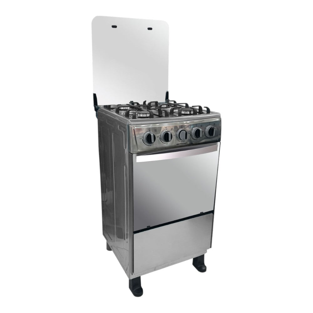 Estufa A Gas Premier 20" / 4 Quemadores / Con Horno / Silver - Premier - Titan.com.pa - 7453064744282