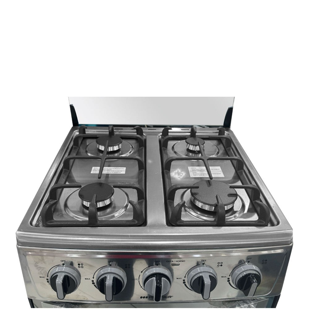 Estufa A Gas Premier 20" / 4 Quemadores / Con Horno / Silver - Premier - Titan.com.pa - 7453064744282