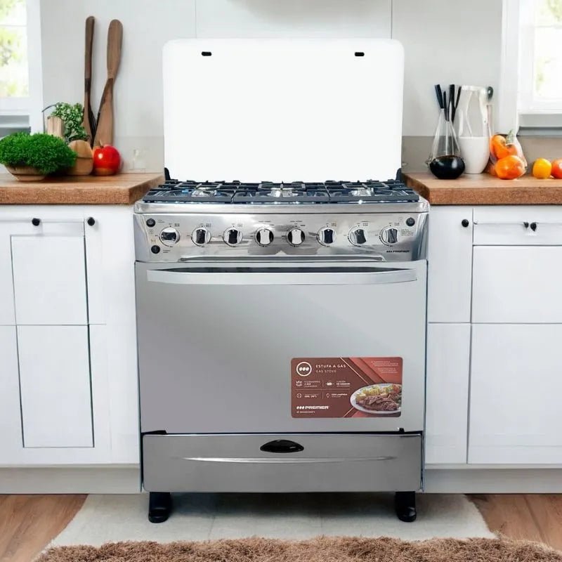 Estufa A Gas Premier 30" / 6 Quemadores / Acero Inoxidable - Premier - Titan.com.pa - 7453064738564