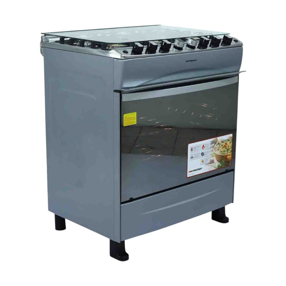 Estufa A Gas Premier 30" / 6 Quemadores / C/Horno / Silver - Premier - Titan.com.pa - 7453064729487