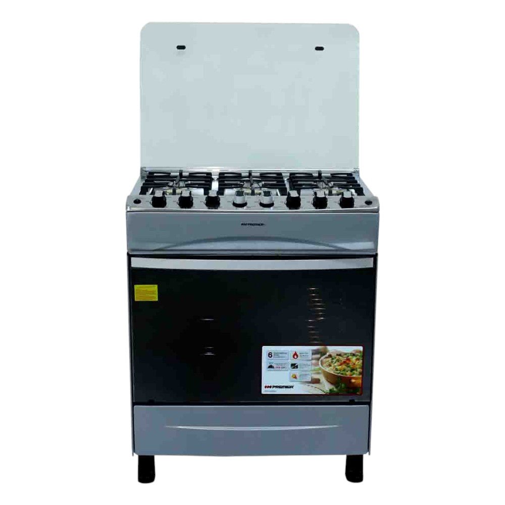 Estufa A Gas Premier 30" / 6 Quemadores / C/Horno / Silver - Premier - Titan.com.pa - 7453064729487