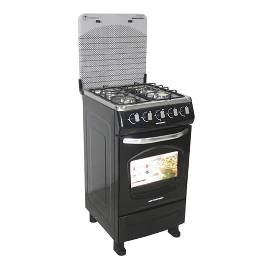 Estufa a Gas Premier 4 Quemadores Acero Inoxidable de 20"