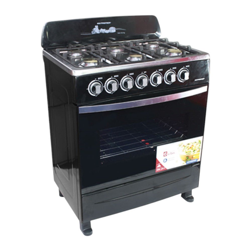 Estufa a Gas Premier de 30” (105l ) / 6 Quemadores / Negro - Premier - Titan.com.pa - 7453064710652