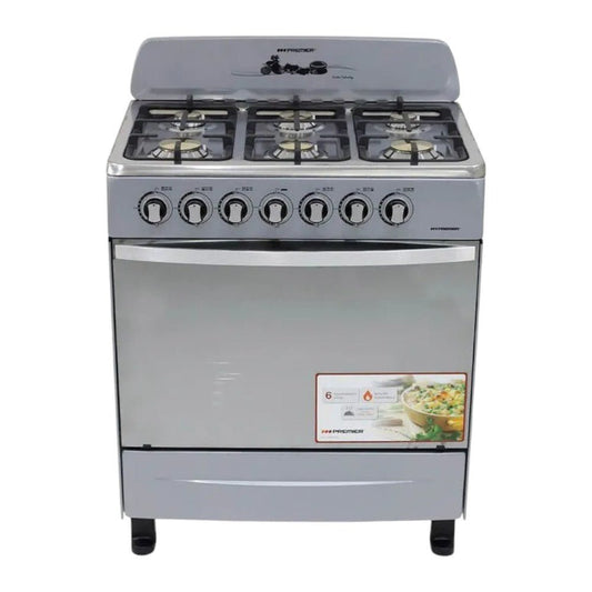 Estufa a Gas Premier de 6 Quemadores / Plateado / 105L (30”) - Premier - Titan.com.pa - 7453064722754