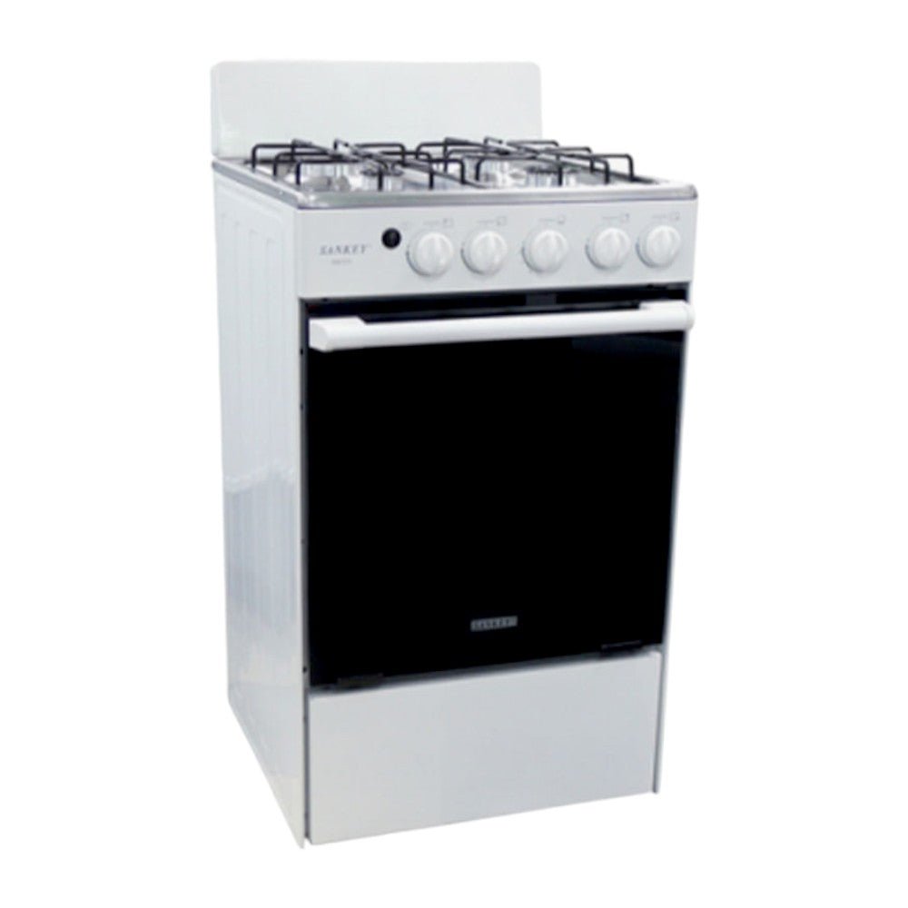 Estufa a Gas Sankey 4 Quemadores de Bronce / 20" / Blanco - Sankey - Titan.com.pa - 7453013506381