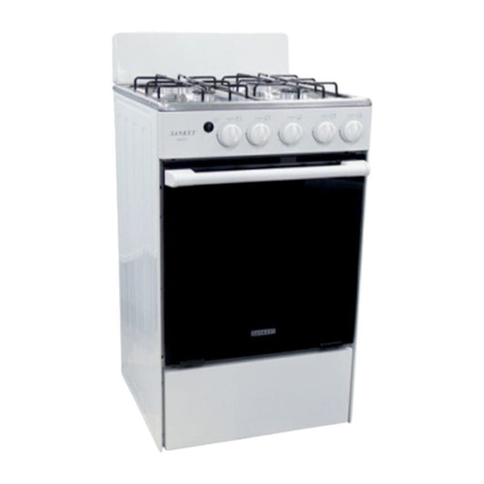 Estufa a Gas Sankey 4 Quemadores de Bronce / 20" / Blanco - Sankey - Titan.com.pa - 7453013506381