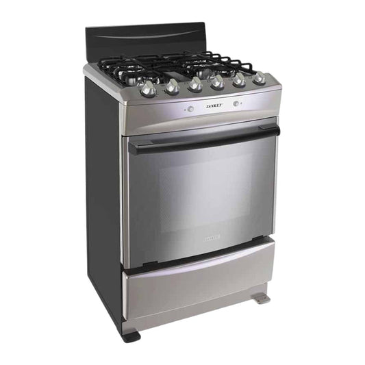 Estufa a Gas Sankey de 24" / 4 Quemadores / Negra - Sankey - Titan.com.pa - 7453013536449