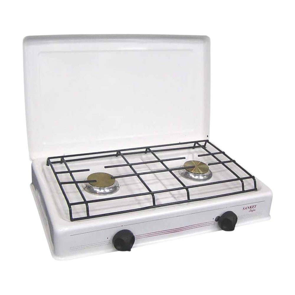 Estufa a Gas Sankey de Mesa / 2 Quemadores / Blanca - Sankey - Titan.com.pa - 7453013521216