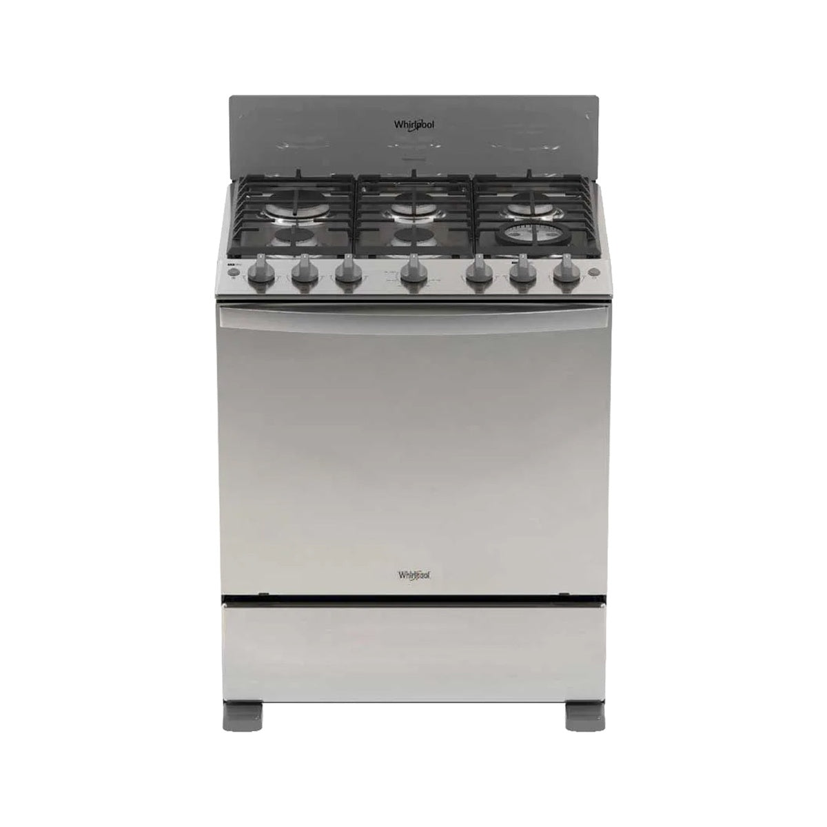 Estufa Whirlpool 30" Pulgadas a Gas 6 Quemadores Acero Inox - WHIRLPOOL - 11157436