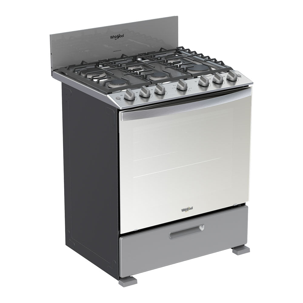 Estufa a Gas Whirlpool 6 Quemadores 30"
