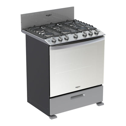 Estufa a Gas Whirlpool 6 Quemadores 30"