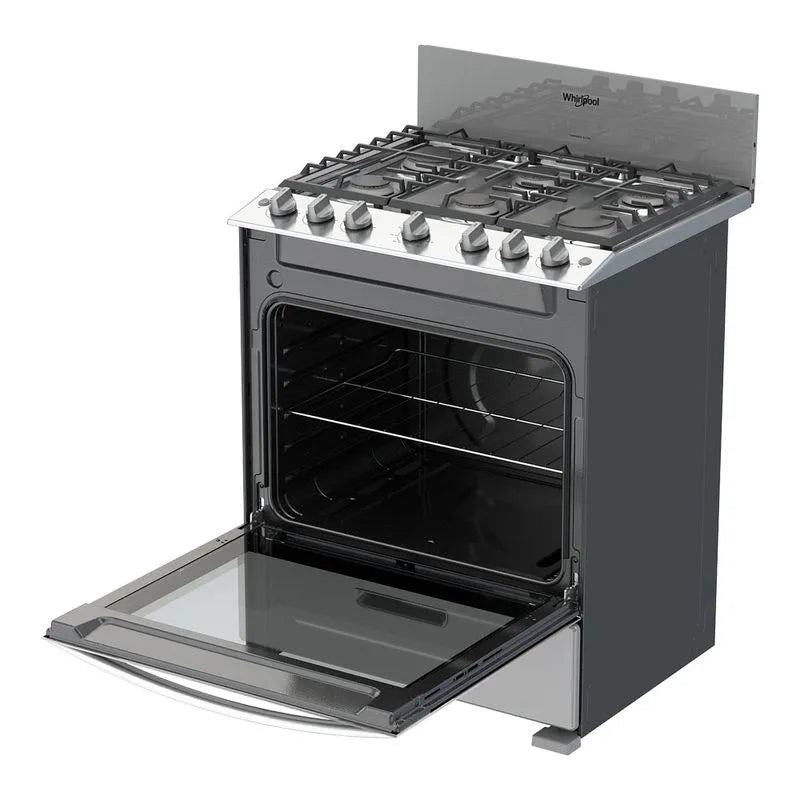 Estufa a Gas Whirlpool / 6 Quemadores / 30" / Acero Inoxidable - Whirlpool - Titan.com.pa - 7501545631368