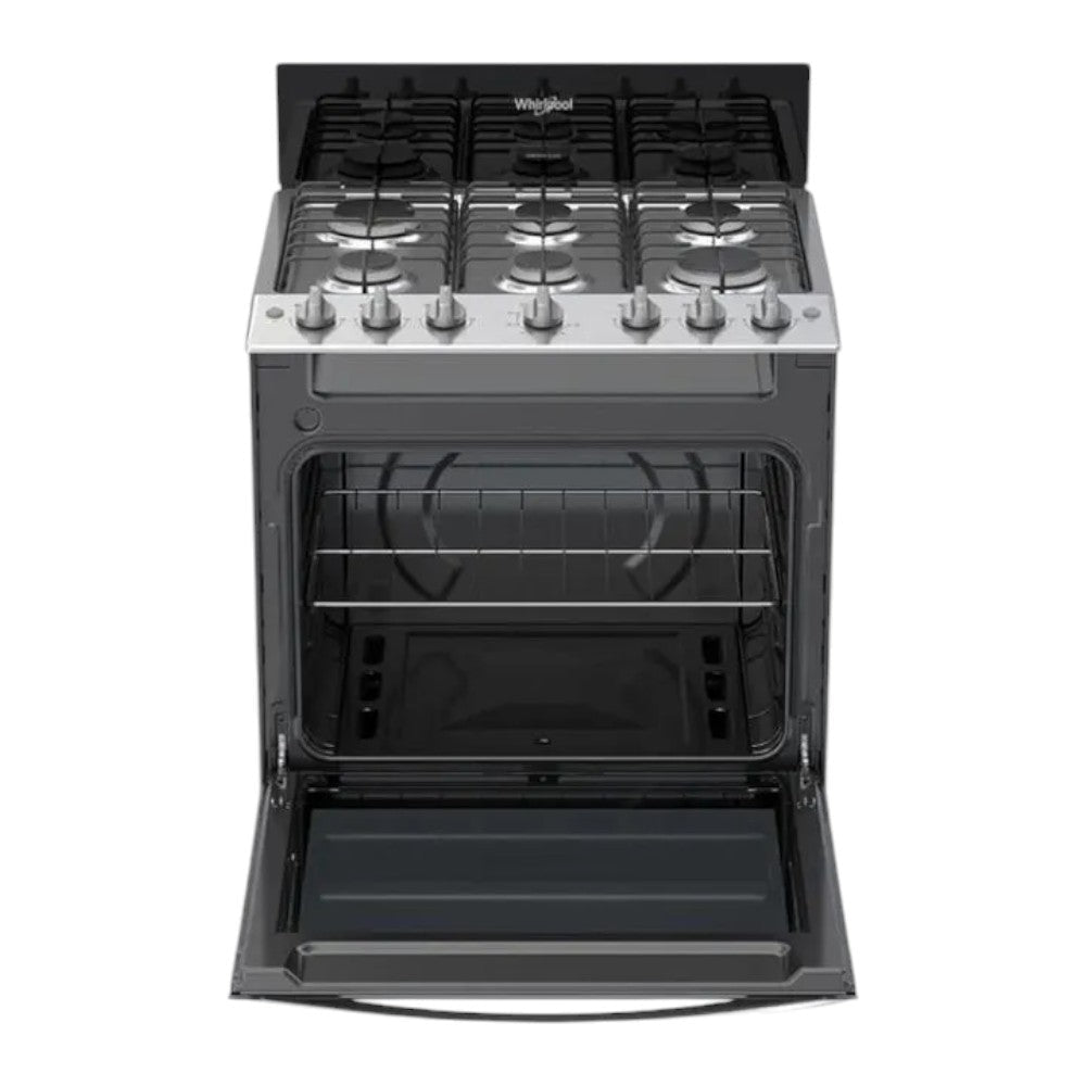 Estufa a Gas Whirlpool de 30" / Negra / 6 Quemadores - Whirlpool - Titan.com.pa - 7501545631320