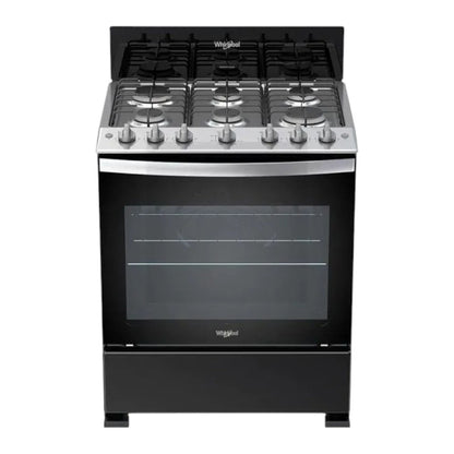 Estufa a Gas Whirlpool de 30" / Negra / 6 Quemadores - Whirlpool - Titan.com.pa - 7501545631320