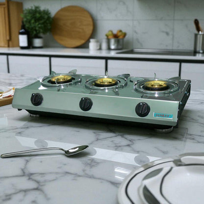 Estufa de Mesa Sankey Con 3 Quemadores / Acero Inoxidable - Sankey - Titan.com.pa - 7453013522343