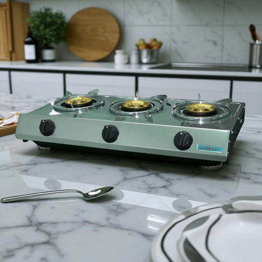 Estufa de Mesa Sankey Con 3 Quemadores / Acero Inoxidable - Sankey - Titan.com.pa - 7453013522343