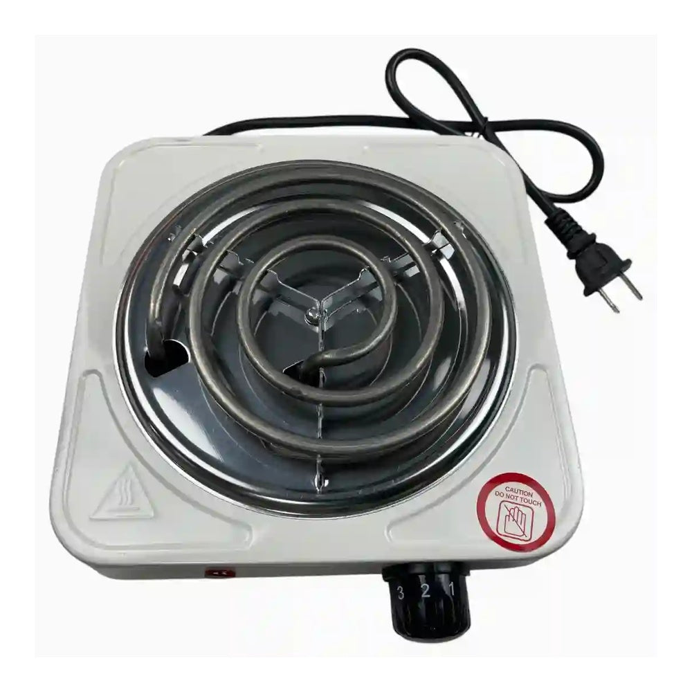 Estufa Eléctrica 1 Quemador Home Power 1000W Blanca - HOME POWER - 11050165