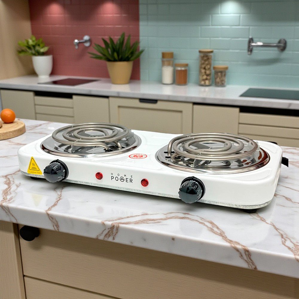 Estufa Eléctrica de Mesa Home Power / 2 Quemadores / Surtida - Home Power - Titan.com.pa - 732129008918