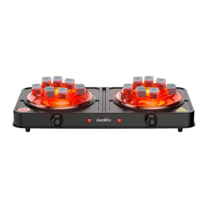 Estufa Eléctrica Decakila 2 Quemadores / Portátil - Decakila - Titan.com.pa - 6941556290429