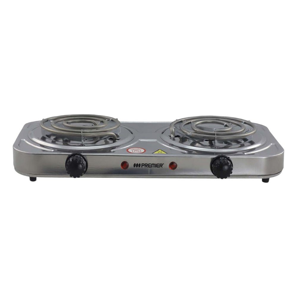 Estufa Eléctrica Premier / 2 Quemadores / Plateado - Premier - Titan.com.pa - 7453064725984