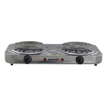 Estufa Eléctrica Premier / 2 Quemadores / Plateado - Premier - Titan.com.pa - 7453064725984