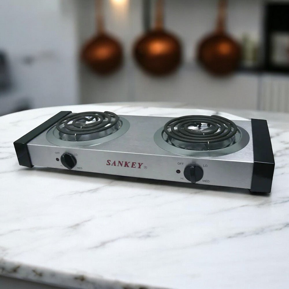 Estufa Eléctrica Sankey 2 Quemadores / Gris - Sankey - Titan.com.pa - 7453013521643