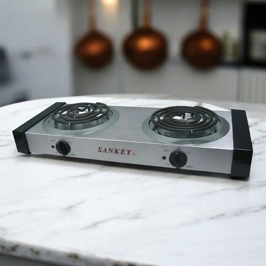 Estufa Eléctrica Sankey 2 Quemadores / Gris - Sankey - Titan.com.pa - 7453013521643