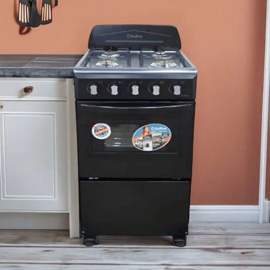 Estufa Hotline 20" / Negra / 4 Quemadores - Hotline - Titan.com.pa - 7453021621045