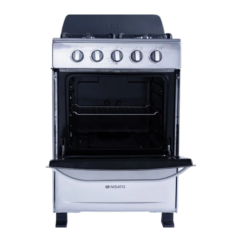 Estufa Nisato 24" / 4 Quemadores / Negro - Nisato - Titan.com.pa - 115100545402