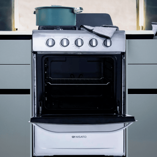 Estufa Nisato 24" / 4 Quemadores / Negro - Nisato - Titan.com.pa - 115100545402