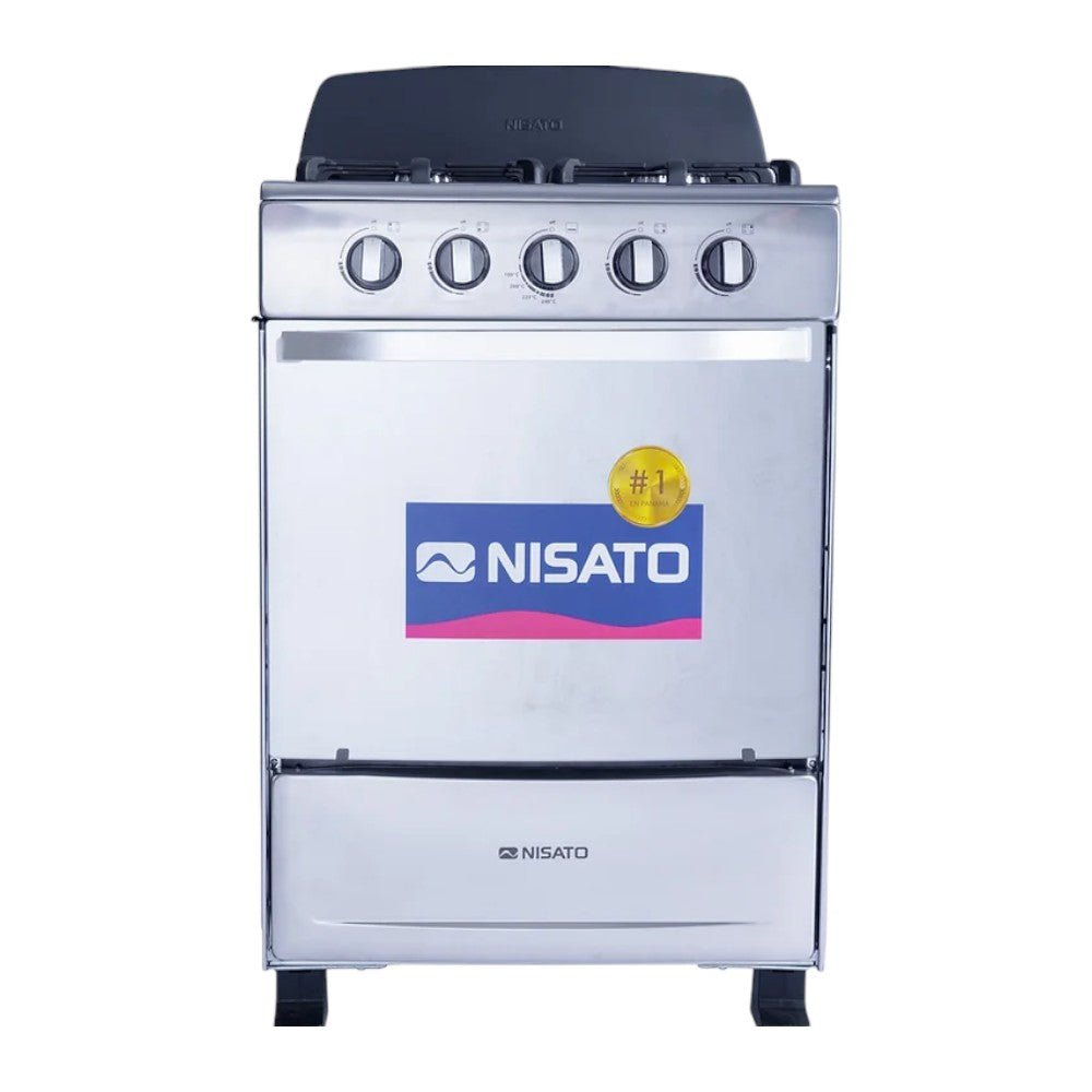 Estufa Nisato 24" / 4 Quemadores / Negro - Nisato - Titan.com.pa - 115100545402
