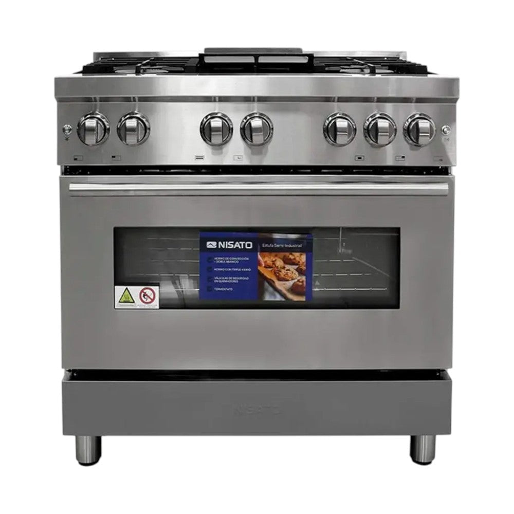 Estufa Nisato 36" Semi-Profesional / Acero Inoxidable - Nisato - Titan.com.pa - 115200701906