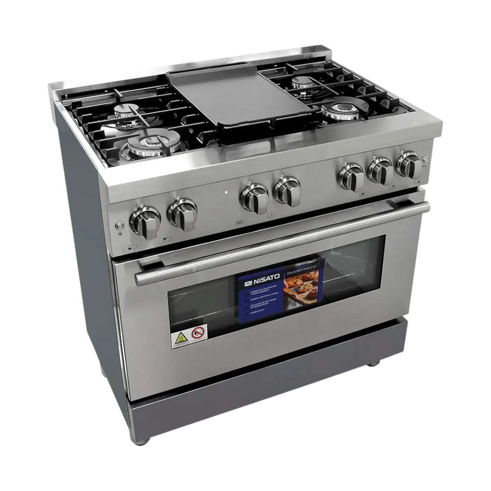 Estufa Nisato 36" Semi-Profesional / Acero Inoxidable - Nisato - Titan.com.pa - 115200701906