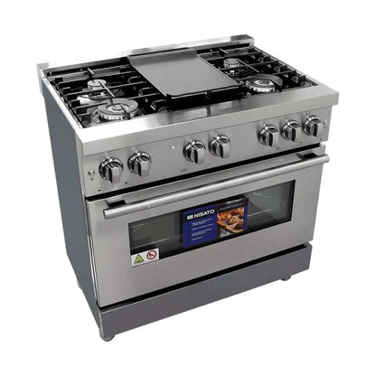 Estufa Nisato 36" Semi-Profesional / Acero Inoxidable - Nisato - Titan.com.pa - 115200701906
