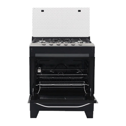 Estufa Nisato de 30" / 5 Quemadores / Negra - Acero Inoxidable - Nisato - Titan.com.pa - 115100538909