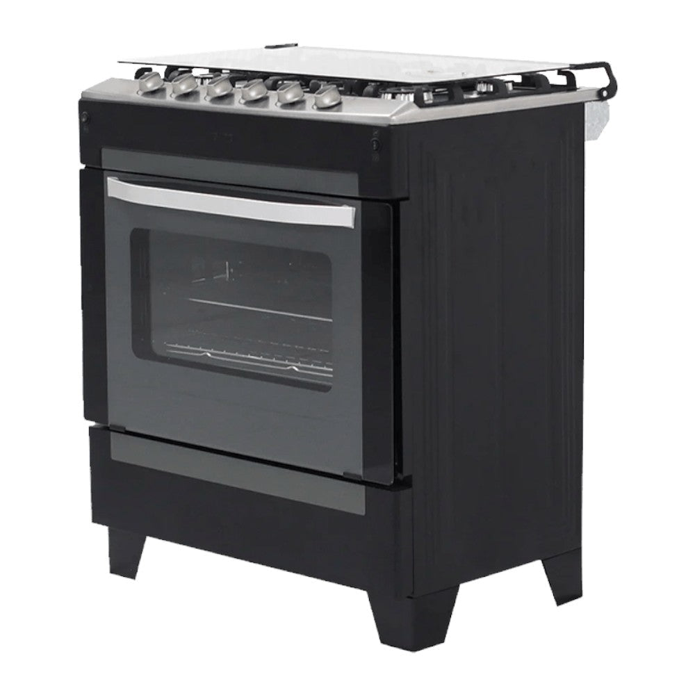 Estufa Nisato de 30" / 5 Quemadores / Negra - Acero Inoxidable - Nisato - Titan.com.pa - 115100538909