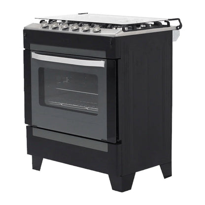 Estufa Nisato de 30" / 5 Quemadores / Negra - Acero Inoxidable - Nisato - Titan.com.pa - 115100538909